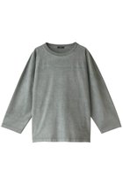 【イレーヴ/YLEVE】のPIGMENT DYE COTTON ジャージーフットボールTシャツ 人気、トレンドファッション・服の通販 founy(ファニー) ファッション Fashion レディースファッション WOMEN トップス・カットソー Tops/Tshirt シャツ/ブラウス Shirts/Blouses ロング / Tシャツ T-Shirts カットソー Cut and Sewn ジャージー スリーブ パターン ロング thumbnail カーキ|ID: prp329100003133101 ipo3291000000021213887