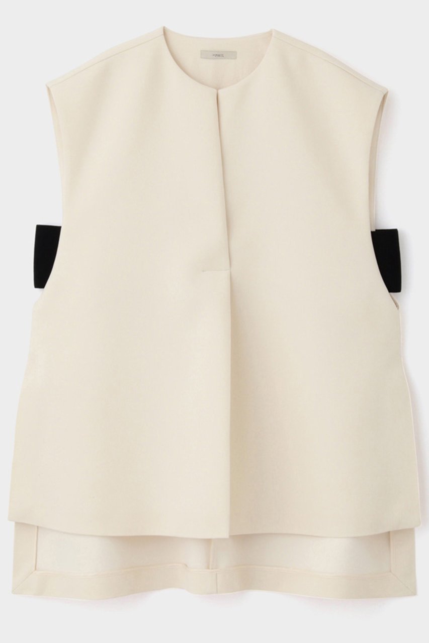 【ル フィル/LE PHIL】のマトラッセトリプルクロスジレ 人気、トレンドファッション・服の通販 founy(ファニー) 　ファッション　Fashion　レディースファッション　Fashion for Women　アウター　Coat / Outerwear Collection　レディースジャケット・軽アウター　Jackets　インナー　Innerwear　ジャケット　Jacket, Outerwear　ストレッチ　Stretch, Stretchy Fabric　フォルム　Silhouette, Form　ベスト　Vest, Waistcoat　エレガント 上品　Elegant　 other-1|ID: prp329100003133140 ipo3291000000032937661