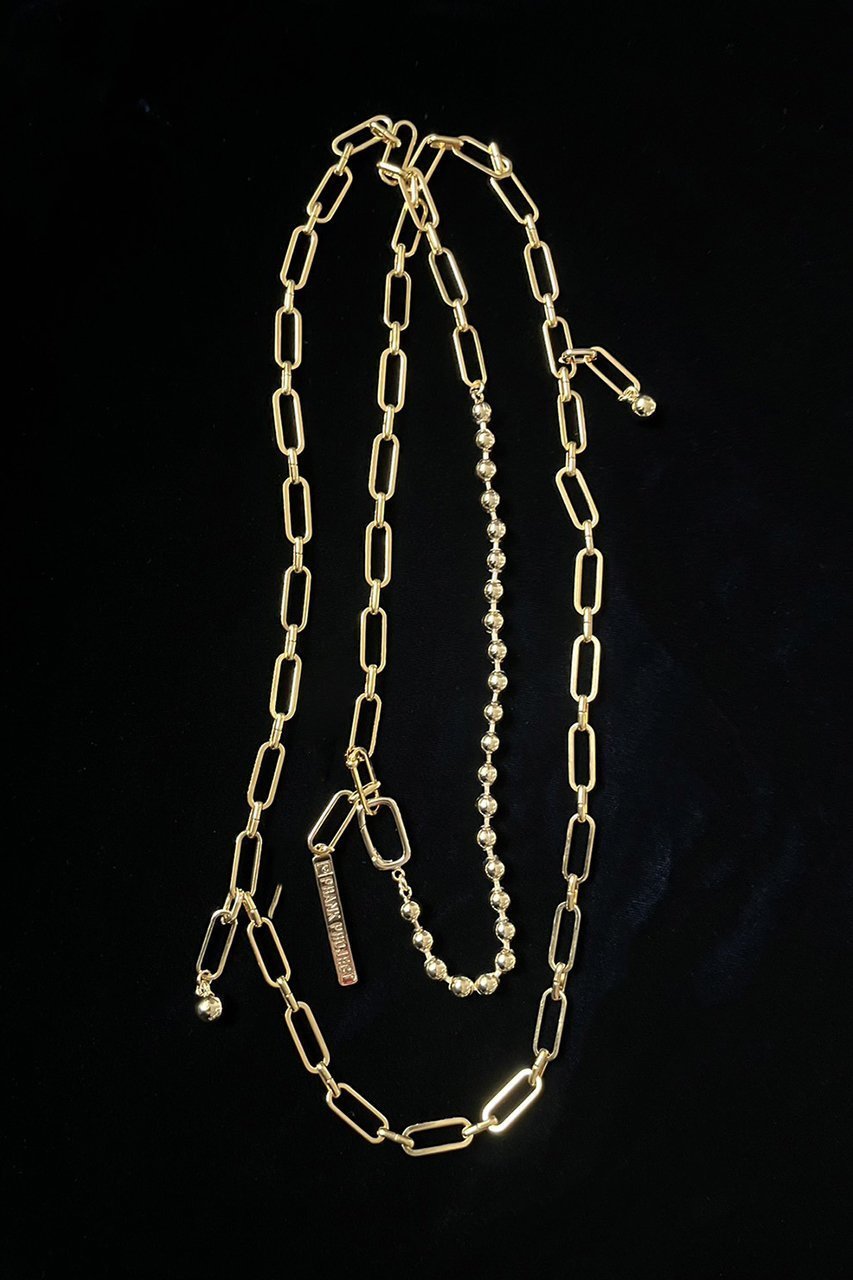 【プランク プロジェクト/PRANK PROJECT】のボックスチェーンラリエットネックレス / Box Chain Lariat Necklace インテリア・キッズ・メンズ・レディースファッション・服の通販 founy(ファニー) 　ファッション　Fashion　レディースファッション　WOMEN　ジュエリー　Jewelry　ネックレス　Necklaces　おすすめ　Recommend　チェーン　Chain　ネックレス　Necklace　ボックス　Box　ロング　Long　GLD(ゴールド)|ID: prp329100003135165 ipo3291000000021271643