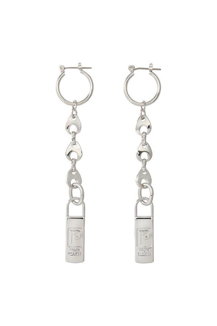 【プランク プロジェクト/PRANK PROJECT】のロゴキーホルダーピアス / Logo Key Holder Earrings インテリア・キッズ・メンズ・レディースファッション・服の通販 founy(ファニー) https://founy.com/ ファッション Fashion レディースファッション Fashion for Women ジュエリー Jewelry ファッションリング Fashion Rings イヤリング・フープ・ドロップタイプ Hoop, Drop & Clip Earrings イヤリング Earrings ネックレス Necklace, Pendant Necklace フープ Hoop, Hoop Earrings プレート Plate, Dish モチーフ Motif, Design Theme ロング Long, Long-Length 今季 This Season, Current Season |ID: prp329100003135168 ipo3291000000035925263