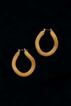 【プランク プロジェクト/PRANK PROJECT】のスネークチェーンフープピアス / Snake-chain Hoop Earrings GLD(ゴールド)|ID:prp329100003135172
