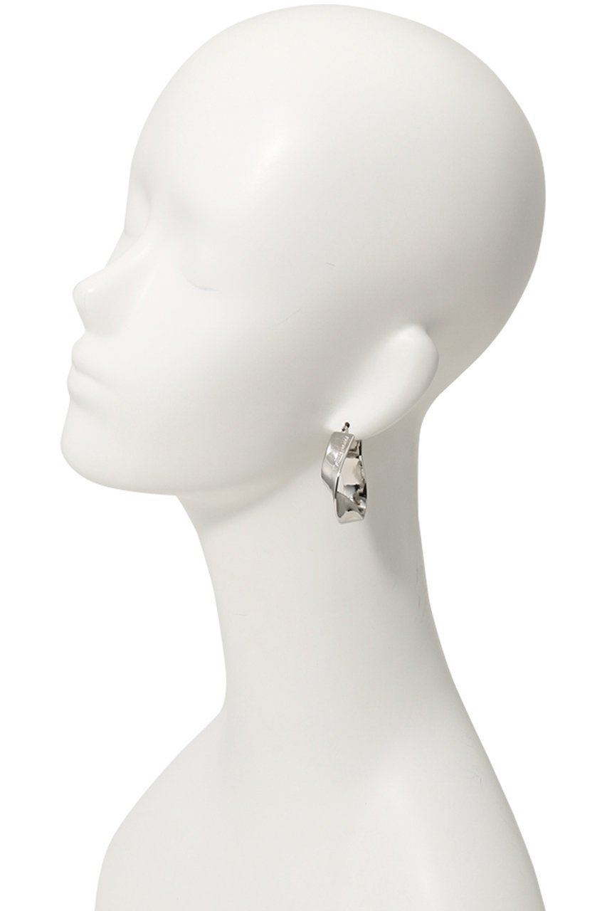 【プランク プロジェクト/PRANK PROJECT】のプラチナコーティングロゴプレートツイストピアス/Platinum Coated Logo Plate Twisted Earrings 人気、トレンドファッション・服の通販 founy(ファニー) ファッション Fashion レディースファッション Fashion for Women アウター Coat / Outerwear Collection コート・ロングコート・ピーコート Long Coats, Peacoats & More ジュエリー Jewelry ファッションリング Fashion Rings イヤリング・フープ・ドロップタイプ Hoop, Drop & Clip Earrings イヤリング Earrings シンプル Simple, Minimal フープ Hoop, Hoop Earrings エレガント 上品 Elegant other-2|ID: prp329100003135174 ipo3291000000035335828