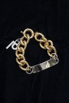 【プランク プロジェクト/PRANK PROJECT】のロゴプレートビックチェーンブレス / Logo Plate Big Chain Bracelet MLT1(マルチカラー1)|ID:prp329100003135177