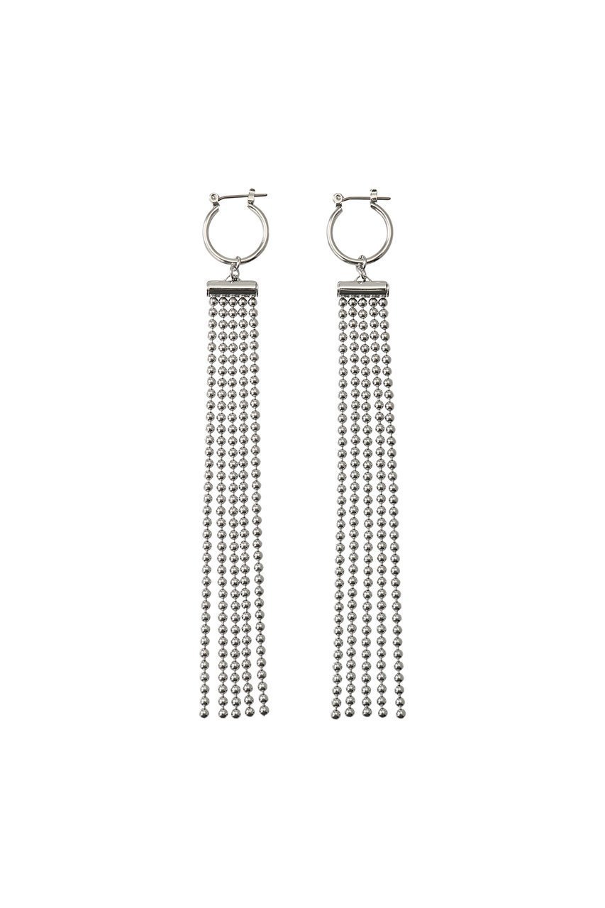【プランク プロジェクト/PRANK PROJECT】のビジューロングピアス / Bijou Long Earrings インテリア・キッズ・メンズ・レディースファッション・服の通販 founy(ファニー) 　ファッション　Fashion　レディースファッション　Fashion for Women　ジュエリー　Jewelry　ファッションリング　Fashion Rings　イヤリング・フープ・ドロップタイプ　Hoop, Drop & Clip Earrings　イヤリング　Earrings　エレガント 上品　Elegant　オケージョン　Occasion Wear　シンプル　Simple, Minimal　チェーン　Chain, Chain Strap　デコルテ　Décolleté, Neckline　フープ　Hoop, Hoop Earrings　モチーフ　Motif, Design Theme　SLV(シルバー)|ID: prp329100003135181 ipo3291000000034419834