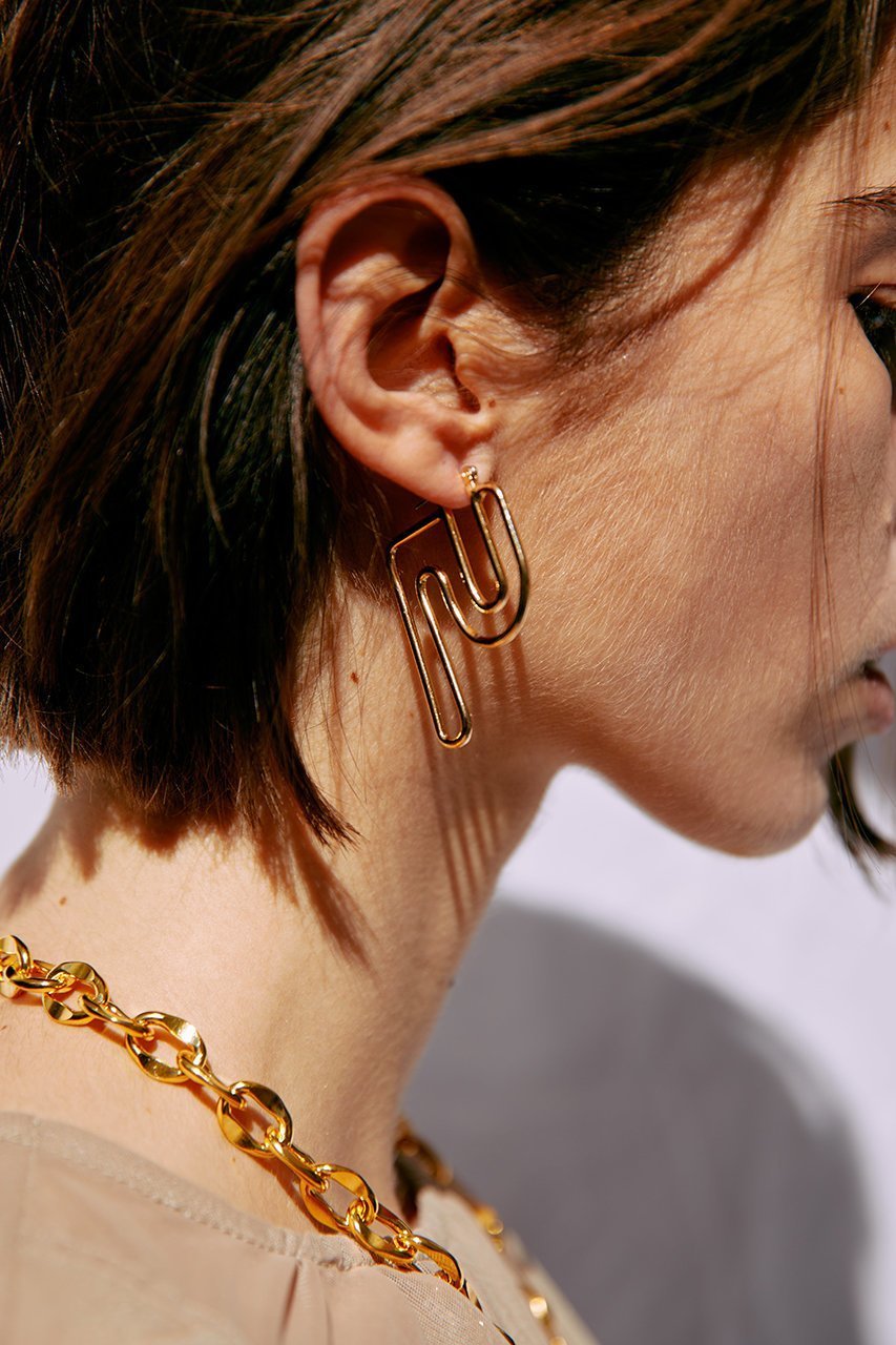 【プランク プロジェクト/PRANK PROJECT】の一筆描きPピアス / One-stroke P Earrings 人気、トレンドファッション・服の通販 founy(ファニー) 　ファッション　Fashion　レディースファッション　Fashion for Women　ジュエリー　Jewelry　ファッションリング　Fashion Rings　イヤリング・フープ・ドロップタイプ　Hoop, Drop & Clip Earrings　イヤリング　Earrings　オケージョン　Occasion Wear　シンプル　Simple, Minimal　other-2|ID: prp329100003135182 ipo3291000000034419890