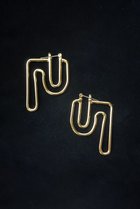 【プランク プロジェクト/PRANK PROJECT】の一筆描きPピアス / One-stroke P Earrings GLD(ゴールド)|ID: prp329100003135182 ipo3291000000035727402