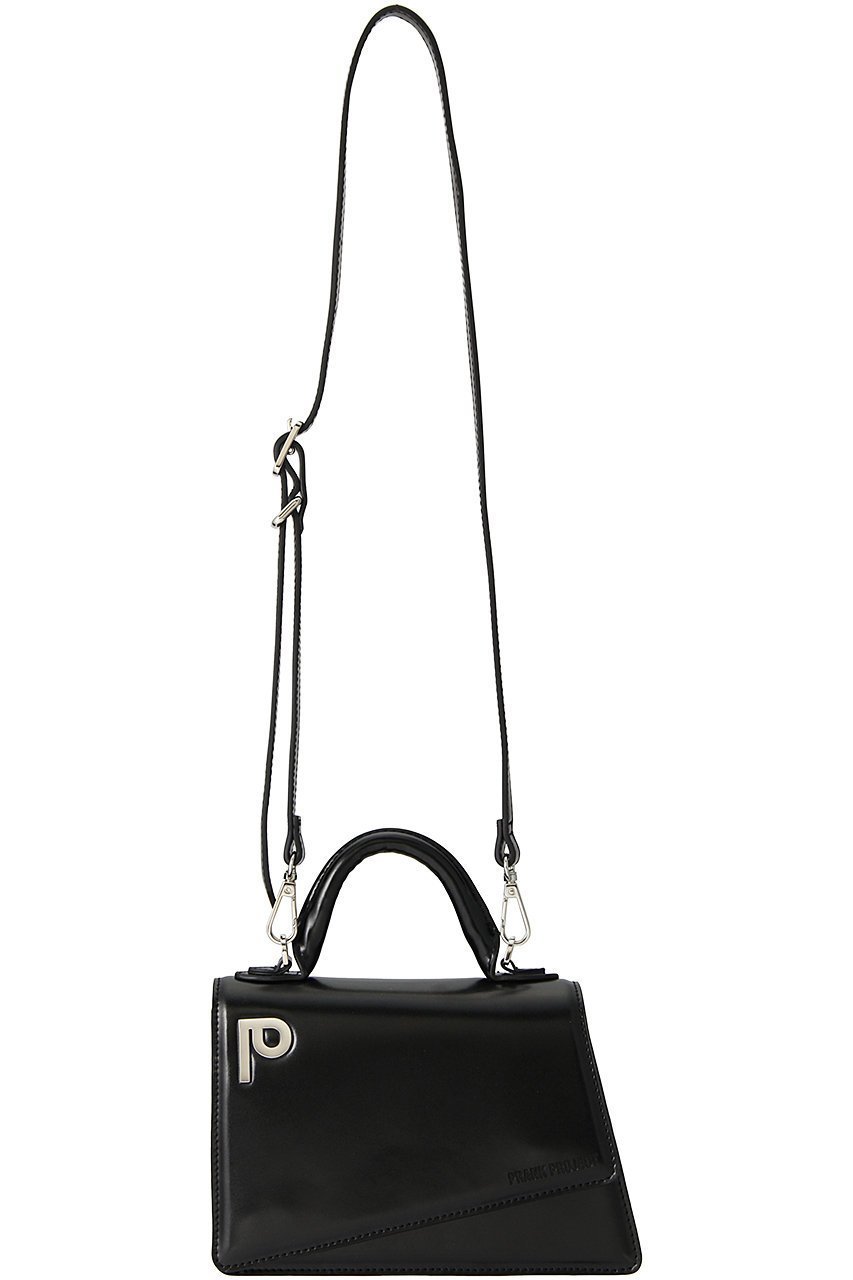 【プランク プロジェクト/PRANK PROJECT】のロゴプレートミニサッチェルバッグ / Logo Plate Mini Satchel Bag インテリア・キッズ・メンズ・レディースファッション・服の通販 founy(ファニー) 　ファッション　Fashion　レディースファッション　Fashion for Women　バッグ　Bags　おすすめ　Recommended / Our Picks　トレンド　Trend, Trending Now　フォルム　Silhouette, Form　プレート　Plate, Dish　BLK(ブラック)|ID: prp329100003135185 ipo3291000000032797675