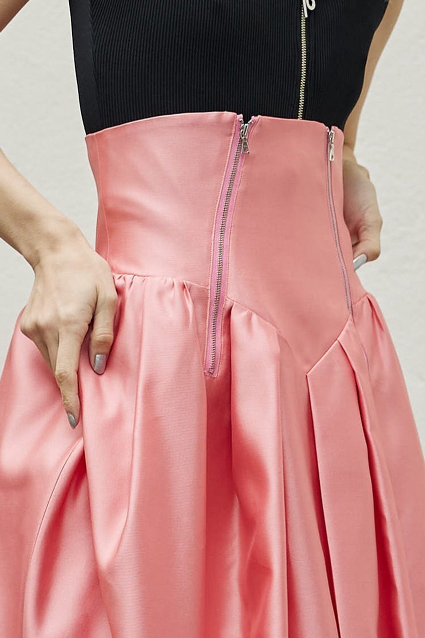 【プランク プロジェクト/PRANK PROJECT】のシルクダブルファスナーボリュームスカート / Silk Double Zipper Voluminous Skirt 人気、トレンドファッション・服の通販 founy(ファニー) ファッション Fashion レディースファッション Fashion for Women スカート Skirts ロングスカート Long Skirts / Maxi & Midi Skirts クラシカル Classical, Vintage-Inspired コンパクト Compact, Small Size シルク Silk, 100% Silk チュール Tulip, Tulip Motif ロング Long, Long-Length other-7|ID: prp329100003135189 ipo3291000000032942036