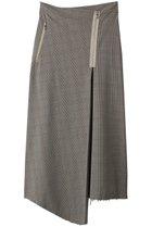 【プランク プロジェクト/PRANK PROJECT】のアシンメトリースーチングスカート / Asymmetry Suiting Skirt BRN(ブラウン)|ID:prp329100003135190