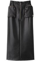 【プランク プロジェクト/PRANK PROJECT】のコーティングダンボールスカート / Coated Double Skirt BLK(ブラック)|ID:prp329100003135191