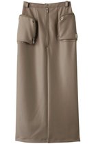 【プランク プロジェクト/PRANK PROJECT】のコーティングダンボールスカート / Coated Double Skirt GRY(グレー)|ID:prp329100003135191
