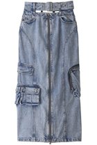 【プランク プロジェクト/PRANK PROJECT】のデニムカーゴスカート / Denim Cargo Skirt BLU(ブルー)|ID: prp329100003135192 ipo3291000000032846344