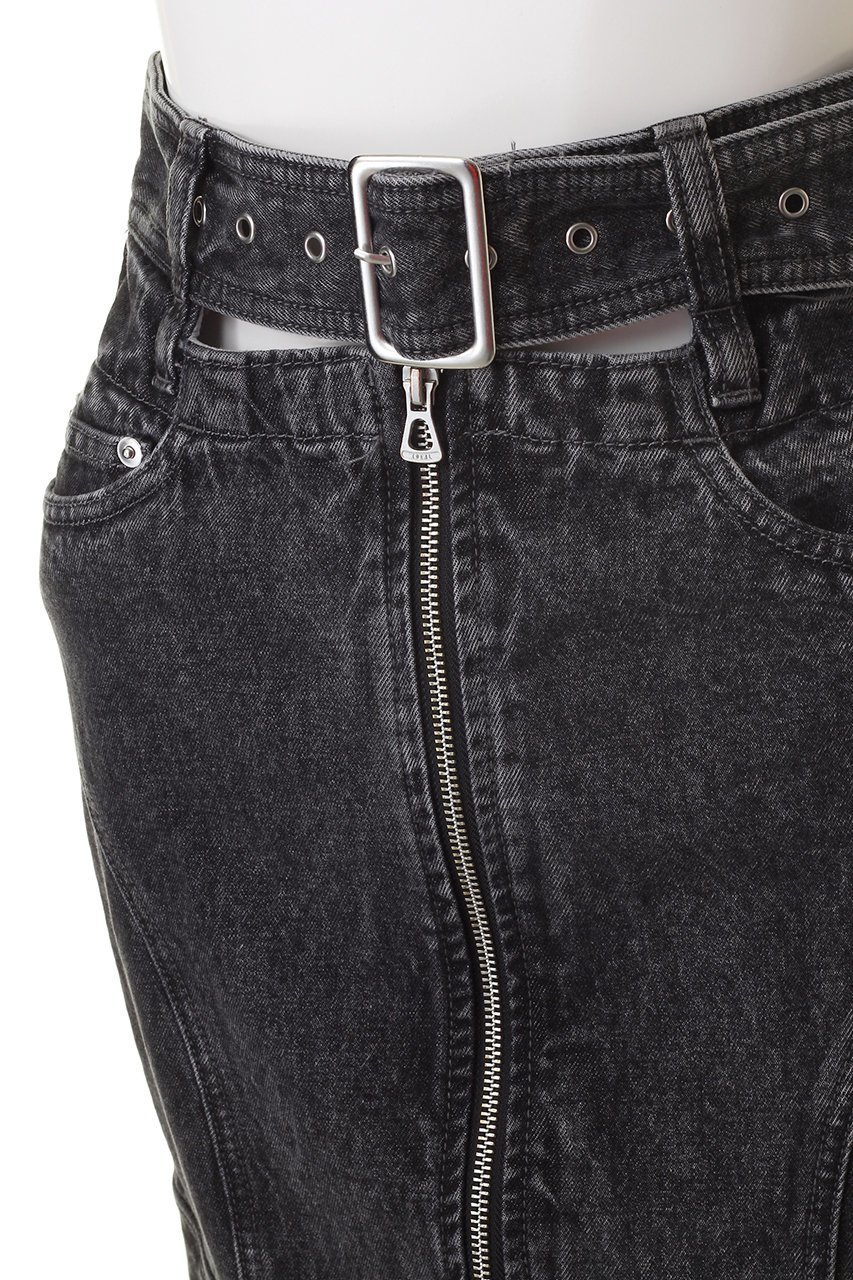 【プランク プロジェクト/PRANK PROJECT】のデニムカーゴスカート / Denim Cargo Skirt 人気、トレンドファッション・服の通販 founy(ファニー) 　ファッション　Fashion　レディースファッション　Fashion for Women　スカート　Skirts　ロングスカート　Long Skirts / Maxi & Midi Skirts　おすすめ　Recommended / Our Picks　ケミカル　Chemical, Chemical Wash　スリット　Slit, Slit Detail　デニム　Denim, Jeans Material　トレンド　Trend, Trending Now　フロント　Front, Front Design　マキシ　Maxi, Full Length　ロング　Long, Long-Length　other-5|ID: prp329100003135192 ipo3291000000032846365