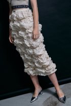 【プランク プロジェクト/PRANK PROJECT】のしぼりスカート / Wrung Pleats Skirt WHT(ホワイト)|ID:prp329100003135193