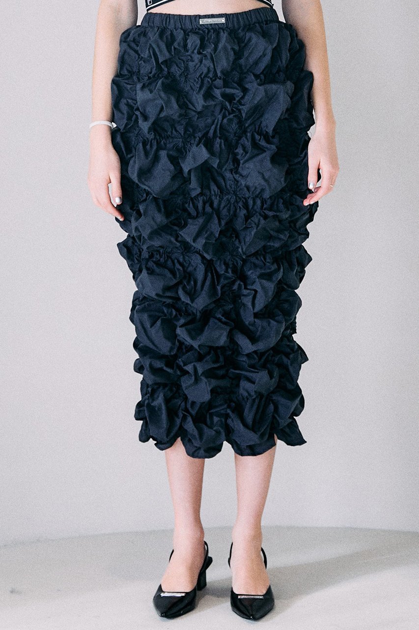 【プランク プロジェクト/PRANK PROJECT】のしぼりスカート / Wrung Pleats Skirt 人気、トレンドファッション・服の通販 founy(ファニー) 　ファッション　Fashion　レディースファッション　Fashion for Women　スカート　Skirts　ロングスカート　Long Skirts / Maxi & Midi Skirts　シャーリング　Shirring, Ruched　シルク　Silk, 100% Silk　シンプル　Simple, Minimal　ストレッチ　Stretch, Stretchy Fabric　セットアップ　Set-Up, Coordinated Outfit　ロング　Long, Long-Length　冬　Winter / This Winter　夏　Summer　帽子　Hat, Headwear　 other-1|ID: prp329100003135193 ipo3291000000032936004