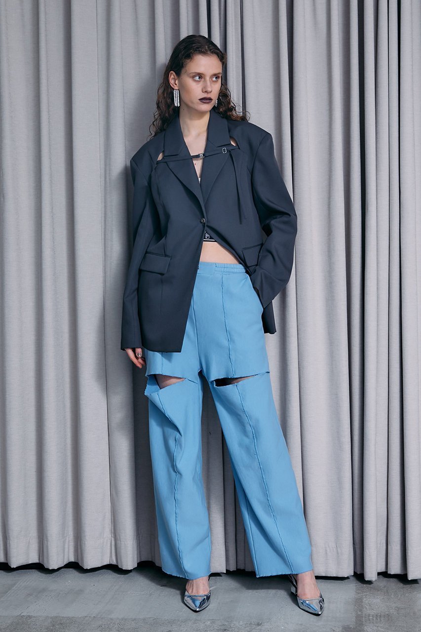 【プランク プロジェクト/PRANK PROJECT】のスリットスウェットワイドパンツ / Slit Wide Sweatpants 人気、トレンドファッション・服の通販 founy(ファニー) 　ファッション　Fashion　レディースファッション　Fashion for Women　パンツ　Pants & Trousers　おすすめ　Recommended / Our Picks　ストレッチ　Stretch, Stretchy Fabric　スリット　Slit, Slit Detail　セットアップ　Set-Up, Coordinated Outfit　リラックス　Relax, Relaxed Fit　ルーズ　Loose, Oversized　ループ　Loop, Loop Knit　other-7|ID: prp329100003135194 ipo3291000000032830894
