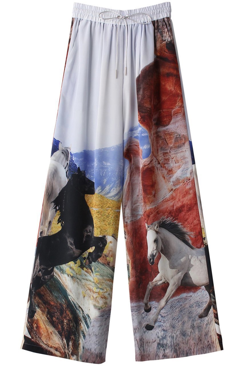 【プランク プロジェクト/PRANK PROJECT】のホースプリントワイドパンツ / Horse Printed Wide Pants インテリア・キッズ・メンズ・レディースファッション・服の通販 founy(ファニー) ファッション Fashion レディースファッション Fashion for Women パンツ Pants & Trousers おすすめ Recommended / Our Picks カラフル Colorful Design セットアップ Set-Up, Coordinated Outfit プリント Print, Printed Pattern ワイド Wide, Wide Fit MLT1(マルチカラー1)|ID: prp329100003135197 ipo3291000000032830484