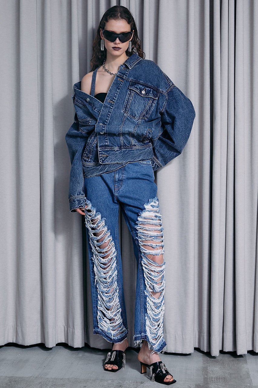 【プランク プロジェクト/PRANK PROJECT】のハードクラッシュデニム / Hard Clashed Jeans 人気、トレンドファッション・服の通販 founy(ファニー) 　ファッション　Fashion　レディースファッション　Fashion for Women　パンツ　Pants & Trousers　デニムパンツ・ジーンズ・美脚デニム　Denim Jeans & Pants　おすすめ　Recommended / Our Picks　クラッシュ　Distressed, Crashed Style　デニム　Denim, Jeans Material　フェミニン　Feminine, Girly　フロント　Front, Front Design　ルーズ　Loose, Oversized　ヴィンテージ　Vintage Style　other-6|ID: prp329100003135201 ipo3291000000032828797