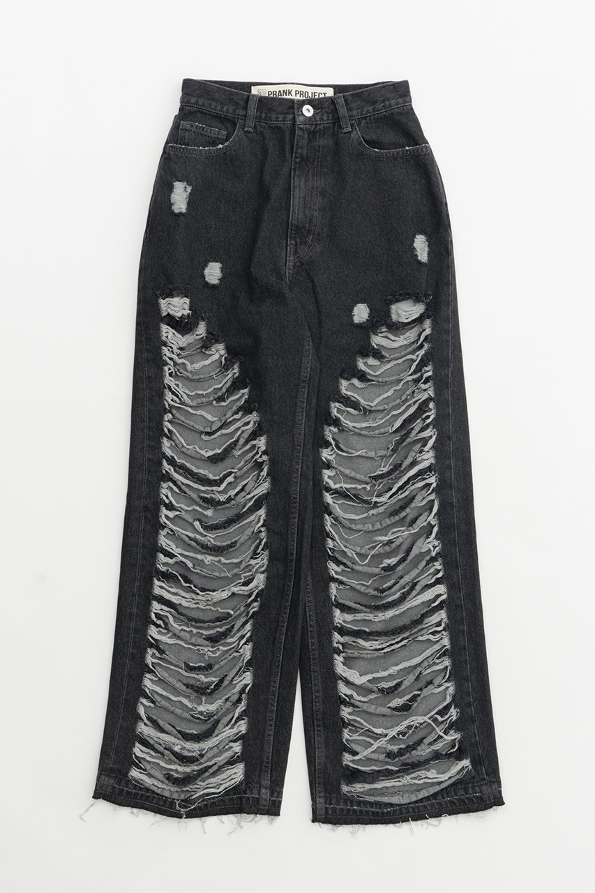 【プランク プロジェクト/PRANK PROJECT】のハードクラッシュデニム / Hard Clashed Jeans 人気、トレンドファッション・服の通販 founy(ファニー) ファッション Fashion レディースファッション Fashion for Women パンツ Pants & Trousers デニムパンツ・ジーンズ・美脚デニム Denim Jeans & Pants おすすめ Recommended / Our Picks クラッシュ Distressed, Crashed Style デニム Denim, Jeans Material フェミニン Feminine, Girly フロント Front, Front Design ルーズ Loose, Oversized ヴィンテージ Vintage Style other-1|ID: prp329100003135201 ipo3291000000034423450