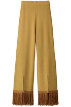 【プランク プロジェクト/PRANK PROJECT】のスリットフリンジニットパンツ / Slit Fringe Knit Pants YEL(イエロー)|ID: prp329100003135204 ipo3291000000032829425