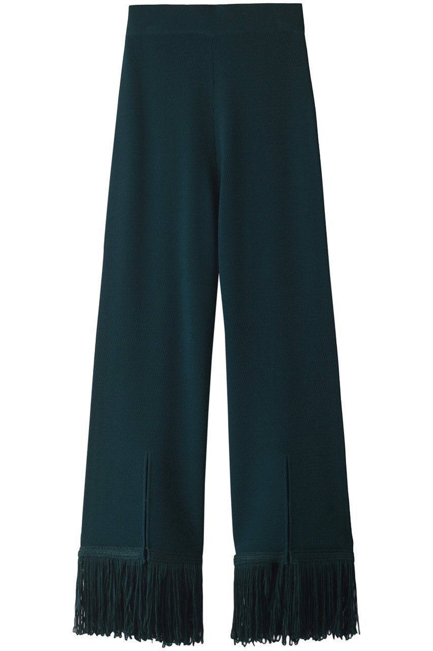 【プランク プロジェクト/PRANK PROJECT】のスリットフリンジニットパンツ / Slit Fringe Knit Pants インテリア・キッズ・メンズ・レディースファッション・服の通販 founy(ファニー) 　ファッション　Fashion　レディースファッション　Fashion for Women　パンツ　Pants & Trousers　サーマル　Thermal, Waffle Knit　スリット　Slit, Slit Detail　フリンジ　Fringe, Tassel　BLU(ブルー)|ID: prp329100003135204 ipo3291000000032829426