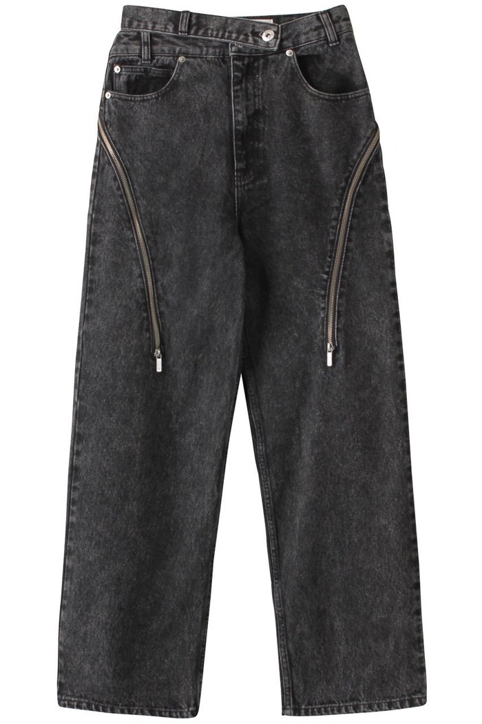 【プランク プロジェクト/PRANK PROJECT】のロングジッパーデニム / Long Zipper Jeans インテリア・キッズ・メンズ・レディースファッション・服の通販 founy(ファニー) https://founy.com/ ファッション Fashion レディースファッション Fashion for Women パンツ Pants & Trousers デニムパンツ・ジーンズ・美脚デニム Denim Jeans & Pants アシンメトリー Asymmetrical Style スリット Slit, Slit Detail デニム Denim, Jeans Material |ID: prp329100003135208 ipo3291000000032828397