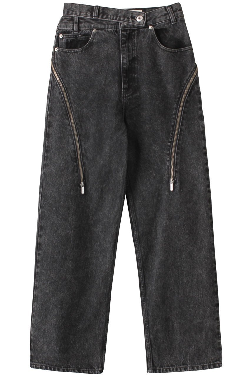 【プランク プロジェクト/PRANK PROJECT】のロングジッパーデニム / Long Zipper Jeans 人気、トレンドファッション・服の通販 founy(ファニー) 　ファッション　Fashion　レディースファッション　Fashion for Women　パンツ　Pants & Trousers　デニムパンツ・ジーンズ・美脚デニム　Denim Jeans & Pants　アシンメトリー　Asymmetrical Style　スリット　Slit, Slit Detail　デニム　Denim, Jeans Material　 other-1|ID: prp329100003135208 ipo3291000000032828397