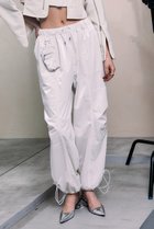 【プランク プロジェクト/PRANK PROJECT】のグロッシーパラシュートパンツ / Glossy Parachute Pants WHT(ホワイト)|ID:prp329100003135209