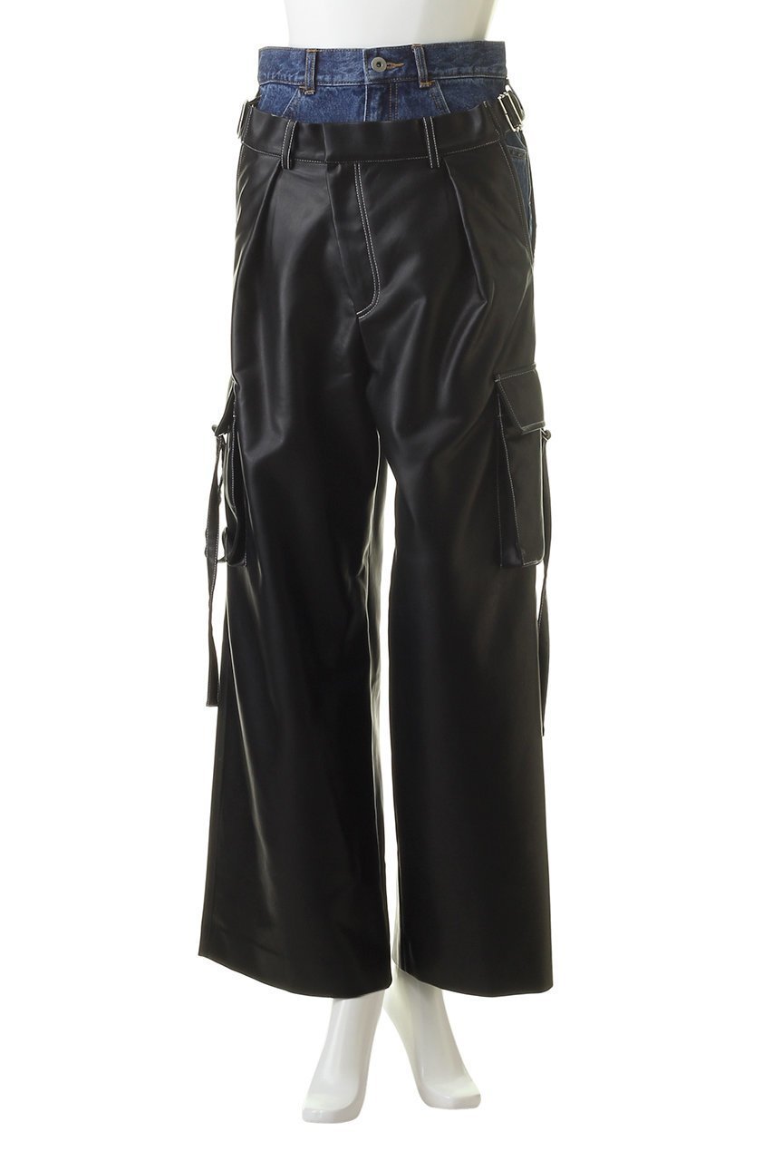 【プランク プロジェクト/PRANK PROJECT】のダブルウエストレイヤードデニムパンツ / Double West Layered Denim Pants 人気、トレンドファッション・服の通販 founy(ファニー) 　ファッション　Fashion　レディースファッション　Fashion for Women　パンツ　Pants & Trousers　デニムパンツ・ジーンズ・美脚デニム　Denim Jeans & Pants　ショーツ　Shorts, Short Pants　スーツ　Suit, Formalwear　デニム　Denim, Jeans Material　other-2|ID: prp329100003135214 ipo3291000000032830857
