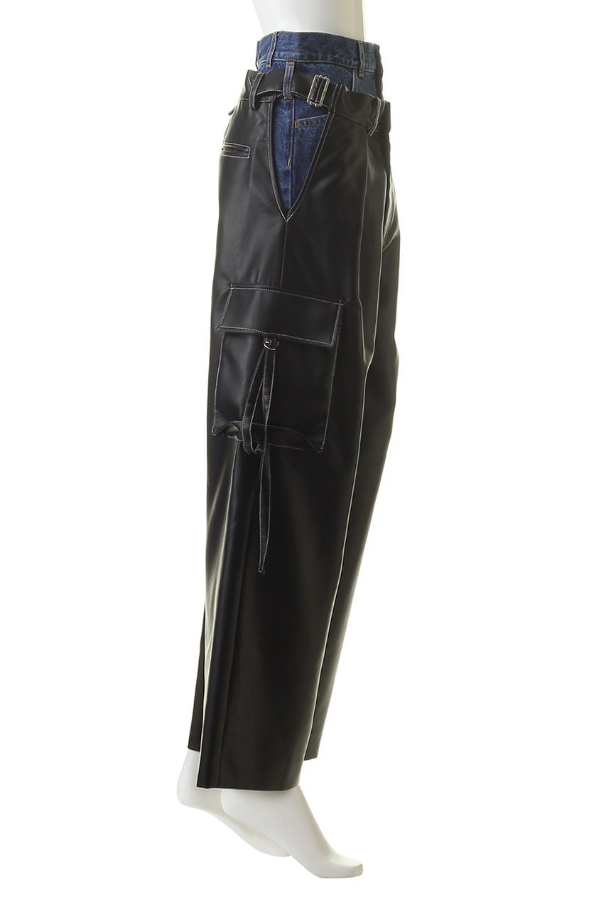 【プランク プロジェクト/PRANK PROJECT】のダブルウエストレイヤードデニムパンツ / Double West Layered Denim Pants 人気、トレンドファッション・服の通販 founy(ファニー) 　ファッション　Fashion　レディースファッション　Fashion for Women　パンツ　Pants & Trousers　デニムパンツ・ジーンズ・美脚デニム　Denim Jeans & Pants　ショーツ　Shorts, Short Pants　スーツ　Suit, Formalwear　デニム　Denim, Jeans Material　other-3|ID: prp329100003135214 ipo3291000000032830858