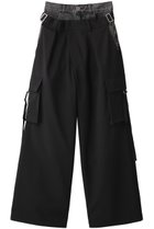 【プランク プロジェクト/PRANK PROJECT】のダブルウエストレイヤードデニムパンツ / Double West Layered Denim Pants BLK(ブラック)|ID: prp329100003135214 ipo3291000000035812653
