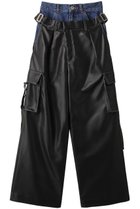 【プランク プロジェクト/PRANK PROJECT】のダブルウエストレイヤードデニムパンツ / Double West Layered Denim Pants BLU(ブルー)|ID: prp329100003135214 ipo3291000000036011025