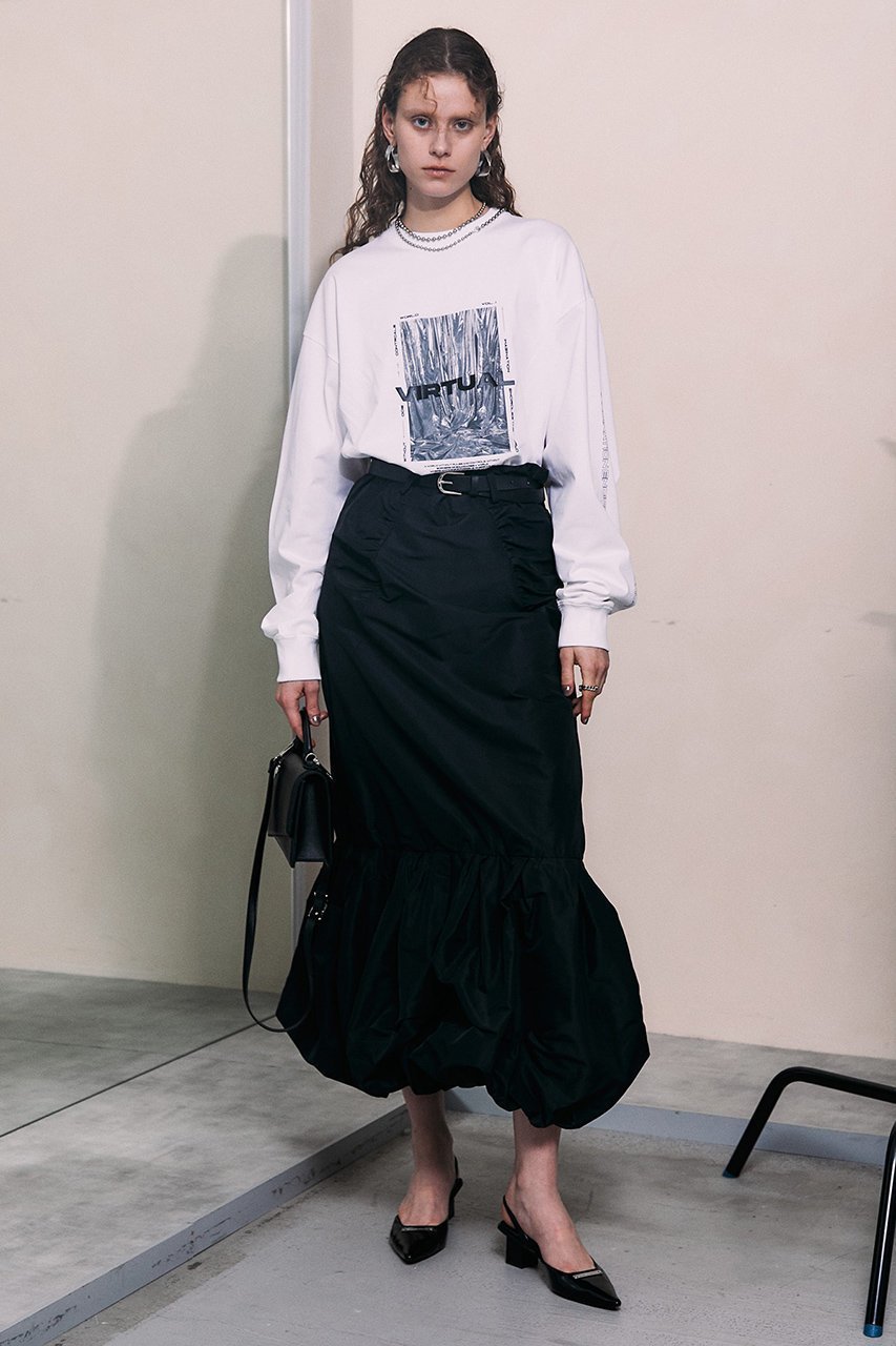 【プランク プロジェクト/PRANK PROJECT】のVIRTUALロングTEE / VIRTUAL Long Sleeve Tee 人気、トレンドファッション・服の通販 founy(ファニー) 　ファッション　Fashion　レディースファッション　Fashion for Women　トップス・カットソー　Cut & Sew Tops　シャツ・ブラウス・オフィスカジュアル　Elegant Blouses & Button-Ups　ロングTシャツ・Tシャツ　Longline T-Shirts & Tees　カットソー・ベーシックTシャツ　Cut-and-Sewn Tops / Stretch Tees & Basics　おすすめ　Recommended / Our Picks　ウォッシャブル　Machine Washable　スリーブ　Sleeve, Long Sleeve / Short Sleeve　プリント　Print, Printed Pattern　ボトム　Bottoms, Lower Wear　メタル　Metal, Metal Parts　ロング　Long, Long-Length　other-2|ID: prp329100003135219 ipo3291000000032835851