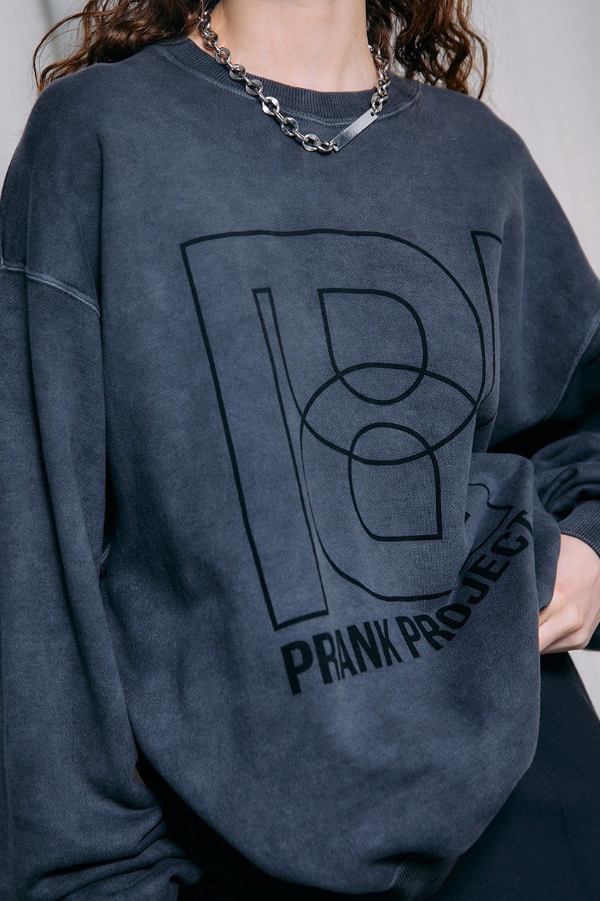 【プランク プロジェクト/PRANK PROJECT】の【UNISEX】Pロゴオーバースウェット / P Logo Over Sweatshirt インテリア・キッズ・メンズ・レディースファッション・服の通販 founy(ファニー) 　ファッション　Fashion　レディースファッション　WOMEN　トップス・カットソー　Tops/Tshirt　シャツ/ブラウス　Shirts/Blouses　パーカ　Sweats　ロング / Tシャツ　T-Shirts　スウェット　Sweat　カットソー　Cut and Sewn　UNISEX　モチーフ　ルーズ　C.GRY(チャコールグレー)|ID: prp329100003135220 ipo3291000000021225494