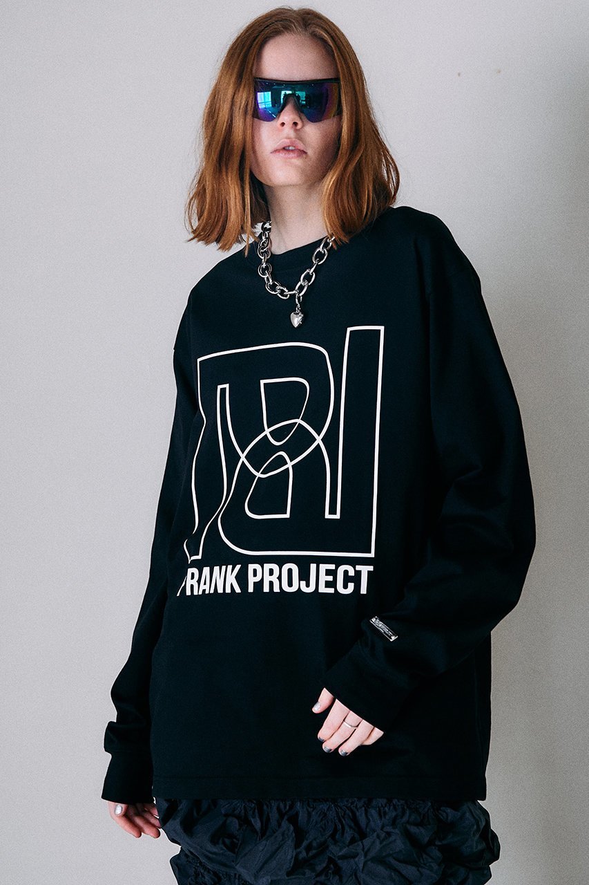 【プランク プロジェクト/PRANK PROJECT】の【UNISEX】PロゴビッグロンTEE / P Logo Big Long Sleeve Tee インテリア・キッズ・メンズ・レディースファッション・服の通販 founy(ファニー) 　ファッション　Fashion　レディースファッション　Fashion for Women　トップス・カットソー　Cut & Sew Tops　シャツ・ブラウス・オフィスカジュアル　Elegant Blouses & Button-Ups　ロングTシャツ・Tシャツ　Longline T-Shirts & Tees　カットソー・ベーシックTシャツ　Cut-and-Sewn Tops / Stretch Tees & Basics　ユニセックス　Unisex, Genderless　スリーブ　Sleeve, Long Sleeve / Short Sleeve　モチーフ　Motif, Design Theme　ルーズ　Loose, Oversized　ロング　Long, Long-Length　BLK(ブラック)|ID: prp329100003135221 ipo3291000000032837972
