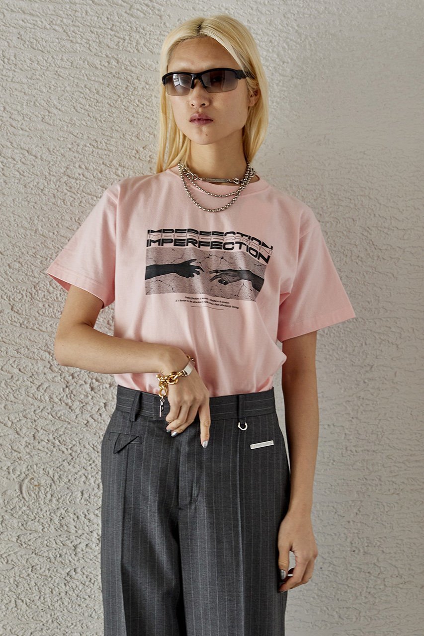 【プランク プロジェクト/PRANK PROJECT】のIMPERFECTION-Tシャツ / IMPERFECTION Tee 人気、トレンドファッション・服の通販 founy(ファニー) ファッション Fashion レディースファッション Fashion for Women トップス・カットソー Cut & Sew Tops シャツ・ブラウス・オフィスカジュアル Elegant Blouses & Button-Ups ロングTシャツ・Tシャツ Longline T-Shirts & Tees カットソー・ベーシックTシャツ Cut-and-Sewn Tops / Stretch Tees & Basics ウォッシャブル Machine Washable コンパクト Compact, Small Size ショート Short, Short Length スリーブ Sleeve, Long Sleeve / Short Sleeve バランス Balance, Style Balance プリント Print, Printed Pattern ボトム Bottoms, Lower Wear モチーフ Motif, Design Theme other-6|ID: prp329100003135222 ipo3291000000036668500