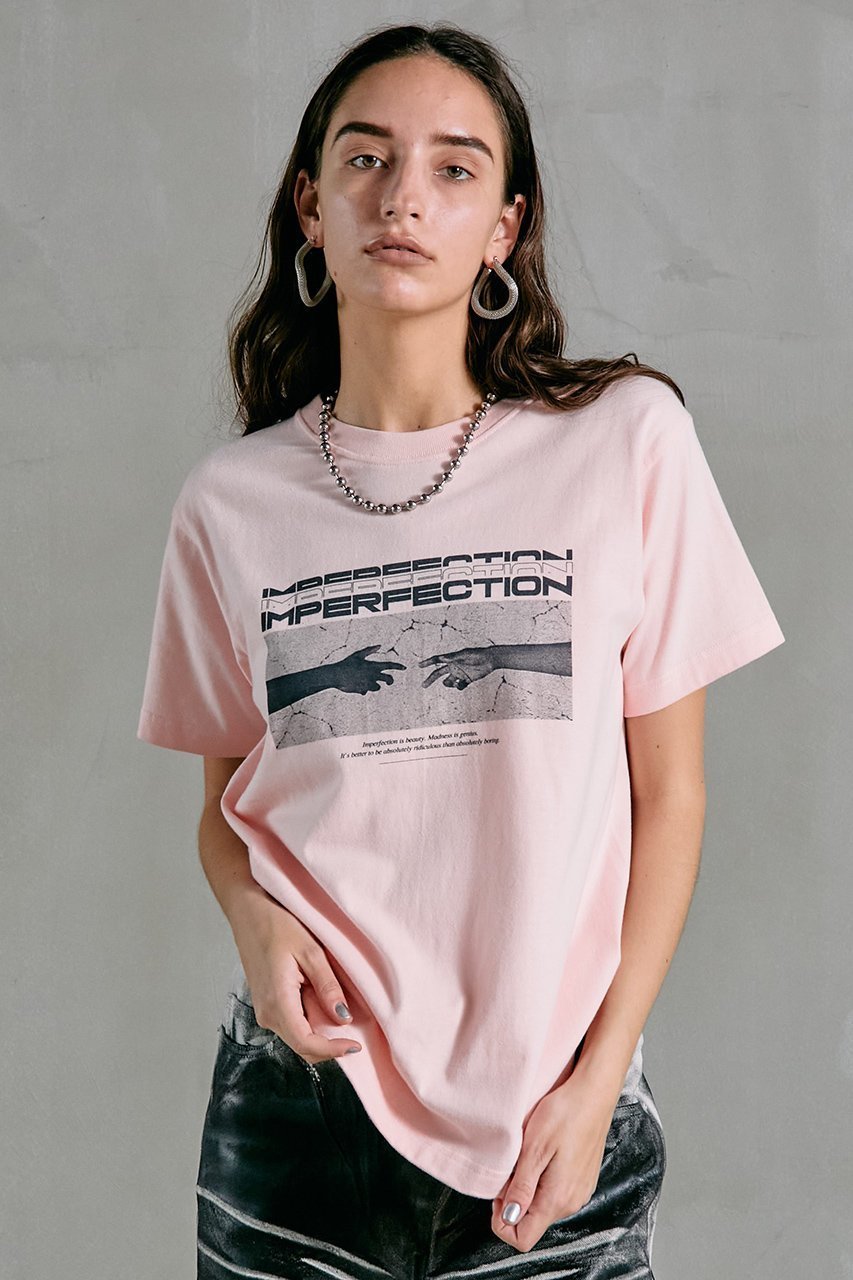 【プランク プロジェクト/PRANK PROJECT】のIMPERFECTION-Tシャツ / IMPERFECTION Tee 人気、トレンドファッション・服の通販 founy(ファニー) ファッション Fashion レディースファッション Fashion for Women トップス・カットソー Cut & Sew Tops シャツ・ブラウス・オフィスカジュアル Elegant Blouses & Button-Ups ロングTシャツ・Tシャツ Longline T-Shirts & Tees カットソー・ベーシックTシャツ Cut-and-Sewn Tops / Stretch Tees & Basics ウォッシャブル Machine Washable コンパクト Compact, Small Size ショート Short, Short Length スリーブ Sleeve, Long Sleeve / Short Sleeve バランス Balance, Style Balance プリント Print, Printed Pattern ボトム Bottoms, Lower Wear モチーフ Motif, Design Theme other-8|ID: prp329100003135222 ipo3291000000036668502