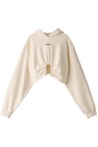 【プランク プロジェクト/PRANK PROJECT】のメタルディティールショートフーディ / Metal Detail Short Hoodie IVR(アイボリー)|ID: prp329100003135227 ipo3291000000036430637
