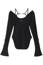 【プランク プロジェクト/PRANK PROJECT】のスプリットスリーブトップ / Split Sleeve Top BLK(ブラック)|ID: prp329100003135233 ipo3291000000032838223