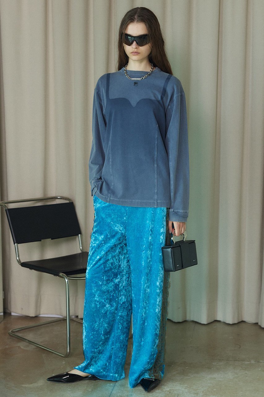 【プランク プロジェクト/PRANK PROJECT】のビスチェオーバーダイロンTEE / Bistier Over Dye Long Sleeve Tee 人気、トレンドファッション・服の通販 founy(ファニー) 　ファッション　Fashion　レディースファッション　Fashion for Women　トップス・カットソー　Cut & Sew Tops　シャツ・ブラウス・オフィスカジュアル　Elegant Blouses & Button-Ups　ロングTシャツ・Tシャツ　Longline T-Shirts & Tees　カットソー・ベーシックTシャツ　Cut-and-Sewn Tops / Stretch Tees & Basics　ビスチェ　Bustiers & Corset Tops / Layered Bustier Style　グラデーション　Gradient, Ombre　ジーンズ　Jeans, Denim Pants　スリーブ　Sleeve, Long Sleeve / Short Sleeve　ビスチェ　Bustier, Corset Top　ビンテージ　Vintage, Retro Style　ボトム　Bottoms, Lower Wear　ロング　Long, Long-Length　other-7|ID: prp329100003135234 ipo3291000000032937428