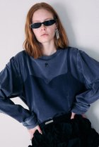 【プランク プロジェクト/PRANK PROJECT】のビスチェオーバーダイロンTEE / Bistier Over Dye Long Sleeve Tee BLU(ブルー)|ID: prp329100003135234 ipo3291000000034421558