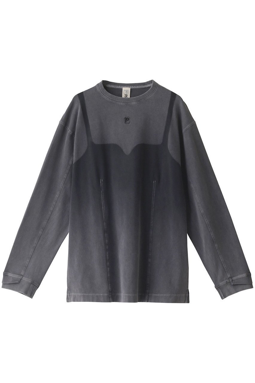 【プランク プロジェクト/PRANK PROJECT】のビスチェオーバーダイロンTEE / Bistier Over Dye Long Sleeve Tee 人気、トレンドファッション・服の通販 founy(ファニー) 　ファッション　Fashion　レディースファッション　Fashion for Women　トップス・カットソー　Cut & Sew Tops　シャツ・ブラウス・オフィスカジュアル　Elegant Blouses & Button-Ups　ロングTシャツ・Tシャツ　Longline T-Shirts & Tees　カットソー・ベーシックTシャツ　Cut-and-Sewn Tops / Stretch Tees & Basics　ビスチェ　Bustiers & Corset Tops / Layered Bustier Style　グラデーション　Gradient, Ombre　ジーンズ　Jeans, Denim Pants　スリーブ　Sleeve, Long Sleeve / Short Sleeve　ビスチェ　Bustier, Corset Top　ビンテージ　Vintage, Retro Style　ボトム　Bottoms, Lower Wear　ロング　Long, Long-Length　 other-1|ID: prp329100003135234 ipo3291000000035837380