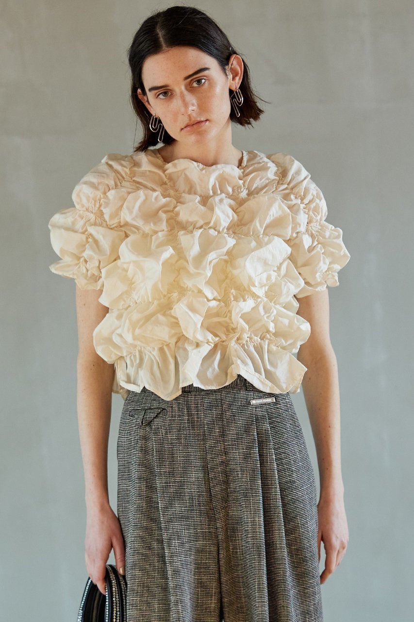 PRANK PROJECT Wrung Pleats Two-way Top