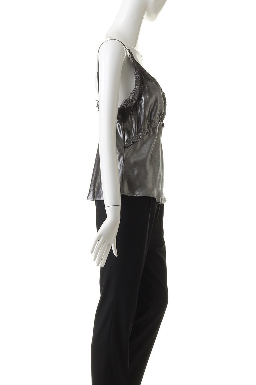 【プランク プロジェクト/PRANK PROJECT】のメタリックレースキャミソール / Metallic Lace Camisole 人気、トレンドファッション・服の通販 founy(ファニー) 　ファッション　Fashion　レディースファッション　WOMEN　トップス・カットソー　Tops/Tshirt　キャミソール / ノースリーブ　No Sleeves　シャツ/ブラウス　Shirts/Blouses　ロング / Tシャツ　T-Shirts　カットソー　Cut and Sewn　おすすめ　Recommend　キャミソール　Camisole　サテン　Satin　ジャケット　Jacket　スポーティ　Sporty　タンク　Tank　タンブラー　Tumbler　フロント　Front　ミックス　Mix　レース　Race　ヴィンテージ　Vintage　other-3|ID: prp329100003135237 ipo3291000000031412419