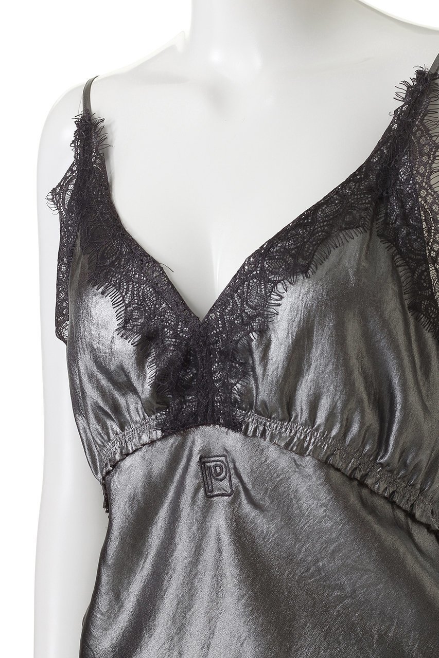 【プランク プロジェクト/PRANK PROJECT】のメタリックレースキャミソール / Metallic Lace Camisole 人気、トレンドファッション・服の通販 founy(ファニー) 　ファッション　Fashion　レディースファッション　WOMEN　トップス・カットソー　Tops/Tshirt　キャミソール / ノースリーブ　No Sleeves　シャツ/ブラウス　Shirts/Blouses　ロング / Tシャツ　T-Shirts　カットソー　Cut and Sewn　おすすめ　Recommend　キャミソール　Camisole　サテン　Satin　ジャケット　Jacket　スポーティ　Sporty　タンク　Tank　タンブラー　Tumbler　フロント　Front　ミックス　Mix　レース　Race　ヴィンテージ　Vintage　other-5|ID: prp329100003135237 ipo3291000000031412423