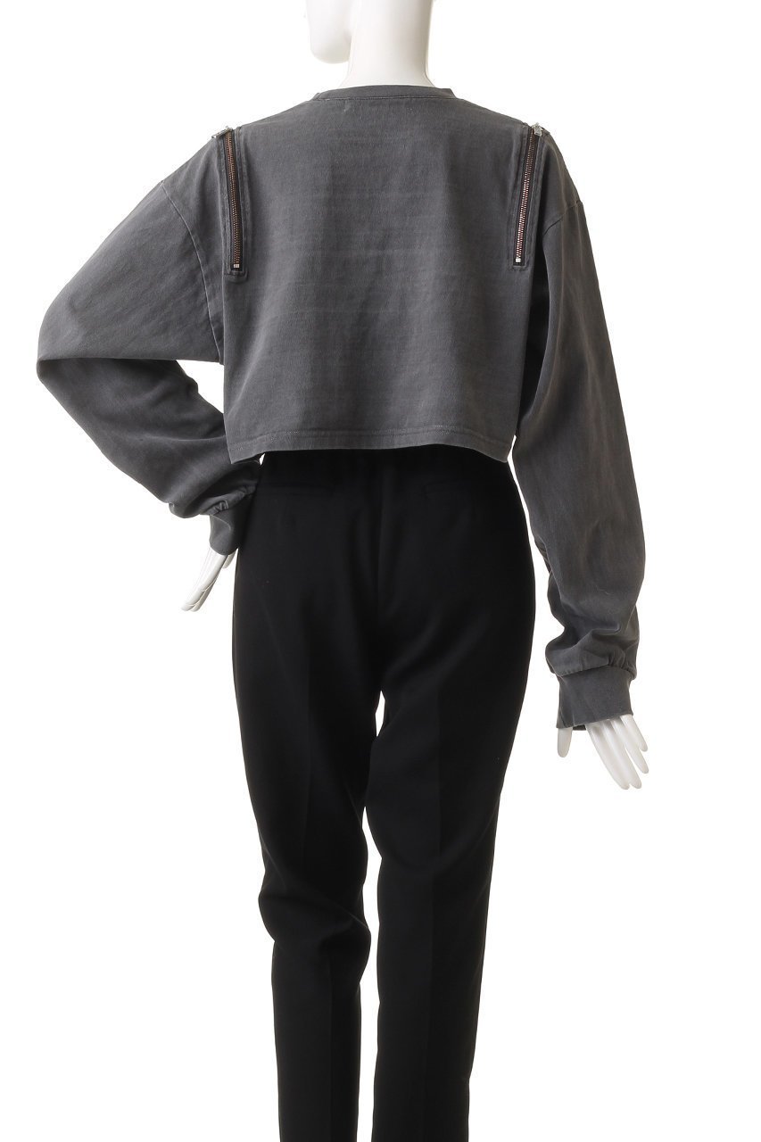 【プランク プロジェクト/PRANK PROJECT】のロゴエンブロイダリーピグメントオーバートップ / Logo Embroidery Pigment Over Top 人気、トレンドファッション・服の通販 founy(ファニー) ファッション Fashion レディースファッション Fashion for Women トップス・カットソー Cut & Sew Tops ニット Knit Tops & Sweaters カジュアルプルオーバー・ニットトップス Pullovers & Knit Tops / Casual Pullovers おすすめ Recommended / Our Picks ショート Short, Short Length ジップ Zip, Zipper ヴィンテージ Vintage Style other-4|ID: prp329100003135238 ipo3291000000034421730