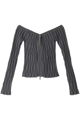 【プランク プロジェクト/PRANK PROJECT】のオフショルジップニット / Off Shoulder Zip Knit 人気、トレンドファッション・服の通販 founy(ファニー) ファッション Fashion レディースファッション Fashion for Women トップス・カットソー Cut & Sew Tops ニット Knit Tops & Sweaters カジュアルプルオーバー・ニットトップス Pullovers & Knit Tops / Casual Pullovers おすすめ Recommended / Our Picks インナー Innerwear タンク Tank Top, Sleeveless Top フロント Front, Front Design |ID:prp329100003135239