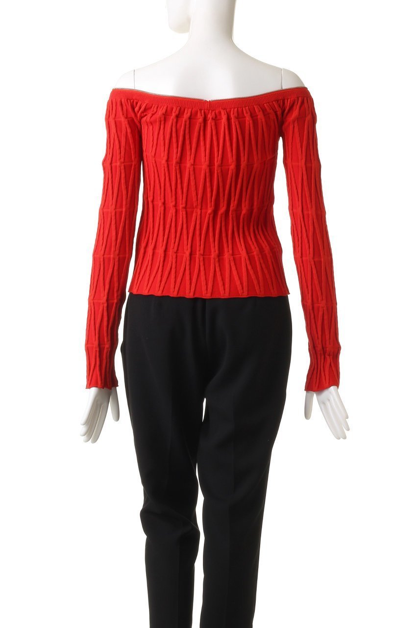 【プランク プロジェクト/PRANK PROJECT】のオフショルジップニット / Off Shoulder Zip Knit 人気、トレンドファッション・服の通販 founy(ファニー) 　ファッション　Fashion　レディースファッション　Fashion for Women　トップス・カットソー　Cut & Sew Tops　ニット　Knit Tops & Sweaters　カジュアルプルオーバー・ニットトップス　Pullovers & Knit Tops / Casual Pullovers　おすすめ　Recommended / Our Picks　インナー　Innerwear　タンク　Tank Top, Sleeveless Top　フロント　Front, Front Design　other-4|ID: prp329100003135239 ipo3291000000032960664