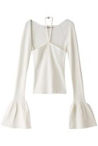 【プランク プロジェクト/PRANK PROJECT】のベルスリーブニットトップ / Bell Sleeve Knit Top 人気、トレンドファッション・服の通販 founy(ファニー) ファッション Fashion レディースファッション Fashion for Women トップス・カットソー Cut & Sew Tops ニット Knit Tops & Sweaters カジュアルプルオーバー・ニットトップス Pullovers & Knit Tops / Casual Pullovers おすすめ Recommended / Our Picks thumbnail IVR(アイボリー)|ID: prp329100003135240 ipo3291000000036593492