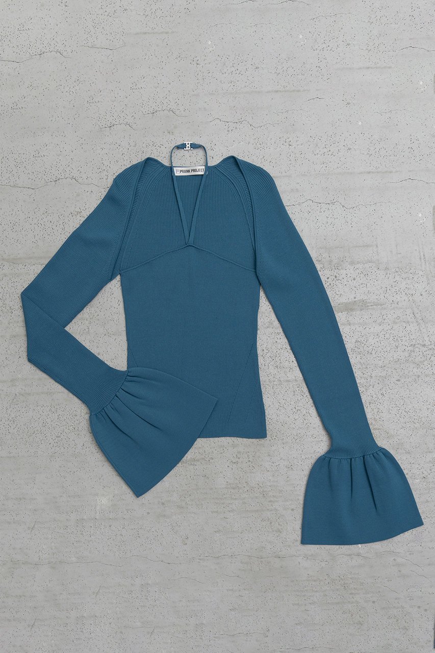 【プランク プロジェクト/PRANK PROJECT】のベルスリーブニットトップ / Bell Sleeve Knit Top 人気、トレンドファッション・服の通販 founy(ファニー) ファッション Fashion レディースファッション Fashion for Women トップス・カットソー Cut & Sew Tops ニット Knit Tops & Sweaters カジュアルプルオーバー・ニットトップス Pullovers & Knit Tops / Casual Pullovers おすすめ Recommended / Our Picks other-6|ID: prp329100003135240 ipo3291000000036593498